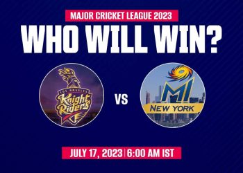 MLC 2023, game six: LAKR vs. MINY Forecast for the game: Which team—the Los Angeles Knight Riders or MI New York—will triumph in today's game?