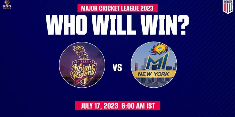 MLC 2023, game six: LAKR vs. MINY Forecast for the game: Which team—the Los Angeles Knight Riders or MI New York—will triumph in today's game? 1 MLC 2023, game six: LAKR vs. MINY Forecast for the game: Which team—the Los Angeles Knight Riders or MI New York—will triumph in today's game?