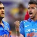 Yuzvendra Chahal discusses his relationship with MS Dhoni in his opening statement, "Unke saamne meri bolti bandh ho jaati hai." 6 Yuzvendra Chahal discusses his relationship with MS Dhoni in his opening statement, "Unke saamne meri bolti bandh ho jaati hai."