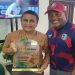 At Queen's Park Cricket Club, Sunil Gavaskar is honored by West Indies legend Brian Lara. 7 At Queen's Park Cricket Club, Sunil Gavaskar is honored by West Indies legend Brian Lara.
