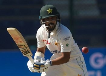 Saud Shakeel scores an incredible century in Sri Lanka vs. Pakistan in 2023 to keep Pakistan's chances alive.