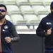 Prior to the Asia Cup, Virat Kohli and Ravindra Jadeja work arduously in the nets.
