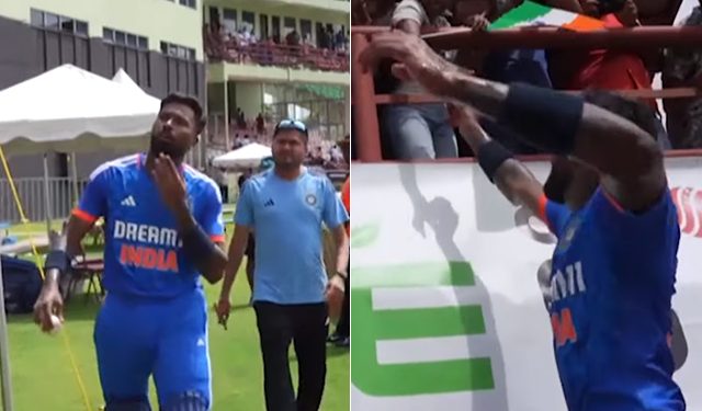 WI vs. IND 2023: Hardik Pandya's heartwarming gesture following the third Twenty20 match triumph 1 WI vs. IND 2023: Hardik Pandya's heartwarming gesture following the third Twenty20 match triumph