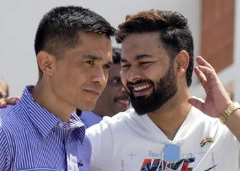 Sunil Chhetri and Rishabh Pant meet, and a Delhi Capitals photo goes viral