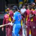 Twitter Reactions: In Trinidad's opening T20I, the spirited West Indies defeat the aggressive India. 6 Twitter Reactions: In Trinidad's opening T20I, the spirited West Indies defeat the aggressive India.