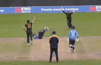 Prithvi Shaw's Northamptonshire debut concludes in an odd way