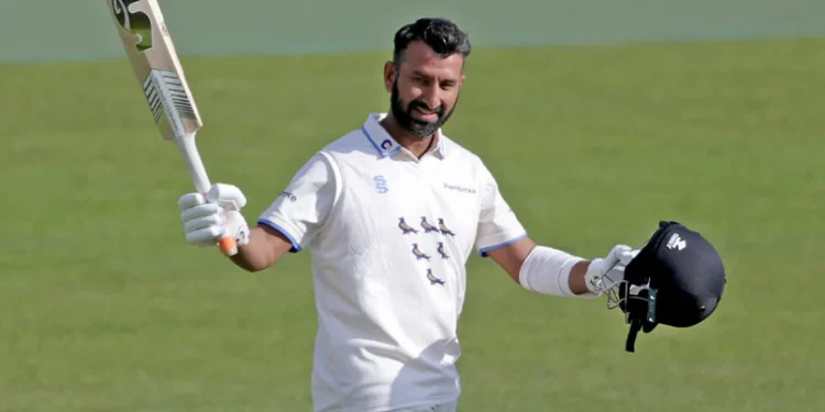 Cheteshwar Pujara is suspended for one County Championship game after Sussex is fined for the violation.