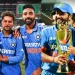 As India won its eighth title, Mohammed Siraj presented the Asia Cup trophy to whom? 7 As India won its eighth title, Mohammed Siraj presented the Asia Cup trophy to whom?
