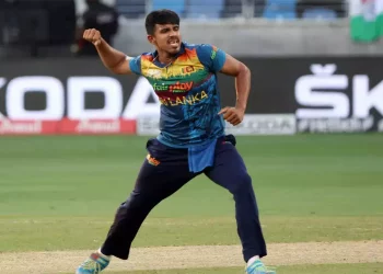 Maheesh Theekshana should be fit for Sri Lanka's match against Pakistan in the 2023 World Cup. 7 Maheesh Theekshana
