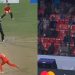 New Zealand against NED ODI World Cup 2023: Mitchell Santner's waist-high no-ball six-yarder is the shot of the day.