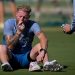 CWC 2023: Ben Stokes is pictured going viral while taking an inhaler while training in Bengaluru.