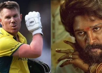 Watch: David Warner celebrates turning 100 in true "Pushpa" fashion during the AUS vs. NED game - Video Highlights of the Day