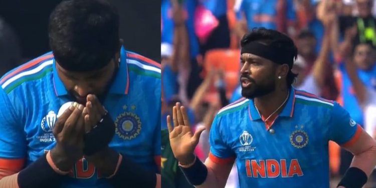 "I basically cursed at myself to bowl longer," said the bowler. - Hardik Pandya on "whispering" to the ball prior to catching it 1 Hardik Pandya