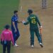 I feel bad for him and the English boys.- In front of Mark Wood, Heinrich Klaasen apologizes for his raucous celebration. 6 I feel bad for him and the English boys.- In front of Mark Wood, Heinrich Klaasen apologizes for his raucous celebration.