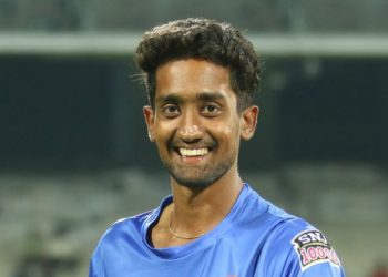 In the national anthem of their Asian Games quarterfinal matchup versus Nepal, Ravisrinivasan Sai Kishore was seen crying. 1 In the national anthem of their Asian Games quarterfinal matchup versus Nepal, Ravisrinivasan Sai Kishore was seen crying.