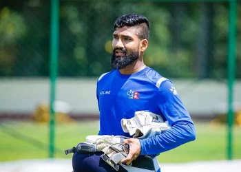 Nepal Police promote Dipendra Singh Airee, a budding cricket star in Nepal.