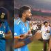 ODI World Cup 2023: Rohit Sharma tells the umpire during India vs. Pakistan, Match 12 the origin of the infamous bicep-flexing motion. 7 ODI World Cup 2023: Rohit Sharma tells the umpire during India vs. Pakistan, Match 12 the origin of the infamous bicep-flexing motion.
