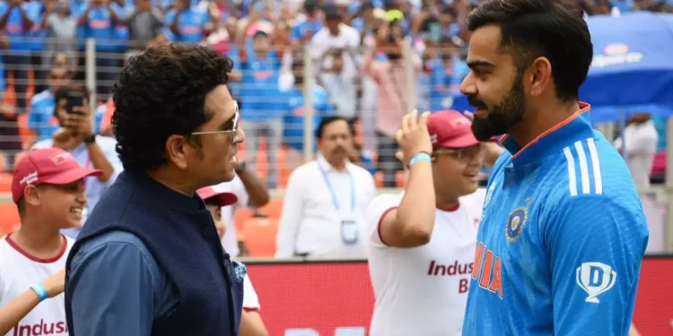 A cross-era comparison of Virat Kohli and Sachin Tendulkar's ODI hundreds