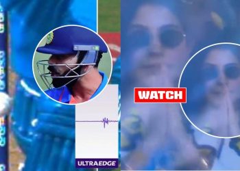 India vs. New Zealand: Anushka's response to Virat Kohli's DRS call goes viral 6 India vs. New Zealand: Anushka's response to Virat Kohli's DRS call goes viral