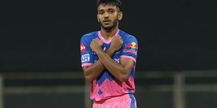 Erroneously, BCCI has identified Chetan Sakariya in the suspect bowling action list.