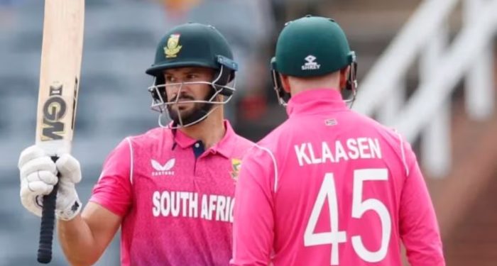 In the first ODI match between South Africa and India, why is the country's jersey pink? 1 In the first ODI match between South Africa and India, why is the country's jersey pink?