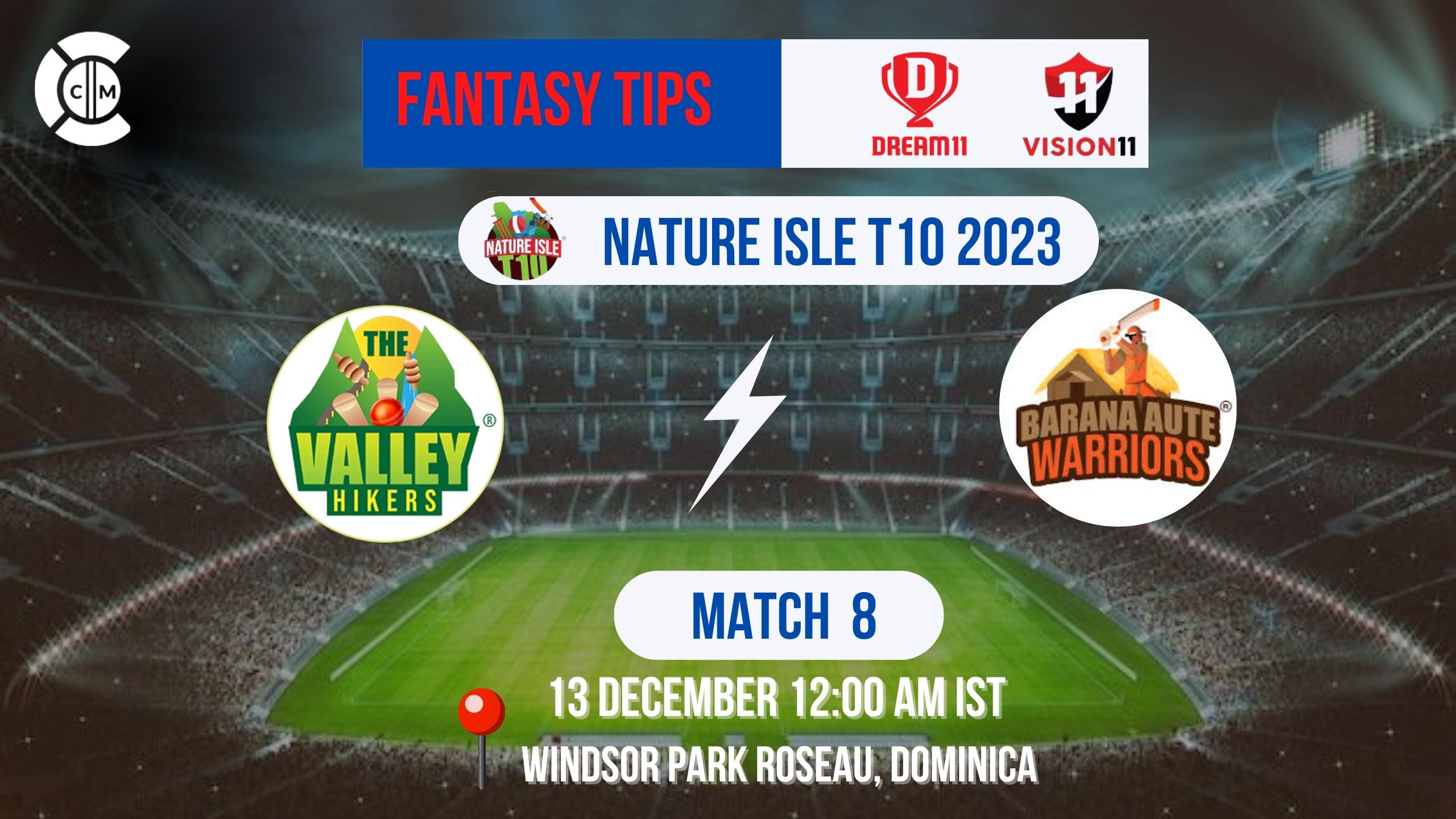 TVH vs BAW Dream11 Prediction, Fantasy Cricket Tips, Playing XI, Pitch Report, & Injury Updates for Nature Isle T10, Match 8