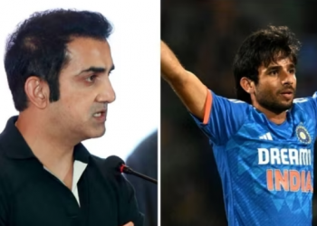 "You ought to never win Player of the Series," Gautam Gambhir quips, mocking the team management for failing to notice Ravi Bishnoi.