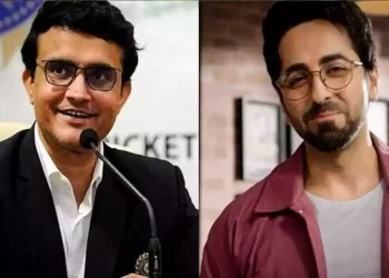 In the cricketer's biopic, Ayushmann Khurrana will portray Sourav Ganguly.