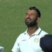 With an incredible 17th double ton, Cheteshwar Pujara sweeps Jharkhand in the Ranji Trophy 2023–2024. 7 Cheteshwar Pujara sweeps Jharkhand in the Ranji Trophy 2023–2024.