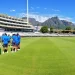 Prior to South Africa-India, a green-tinged surface draws attention. Test of Cape Town 7 Prior to South Africa-India, a green-tinged surface draws attention. Test of Cape Town