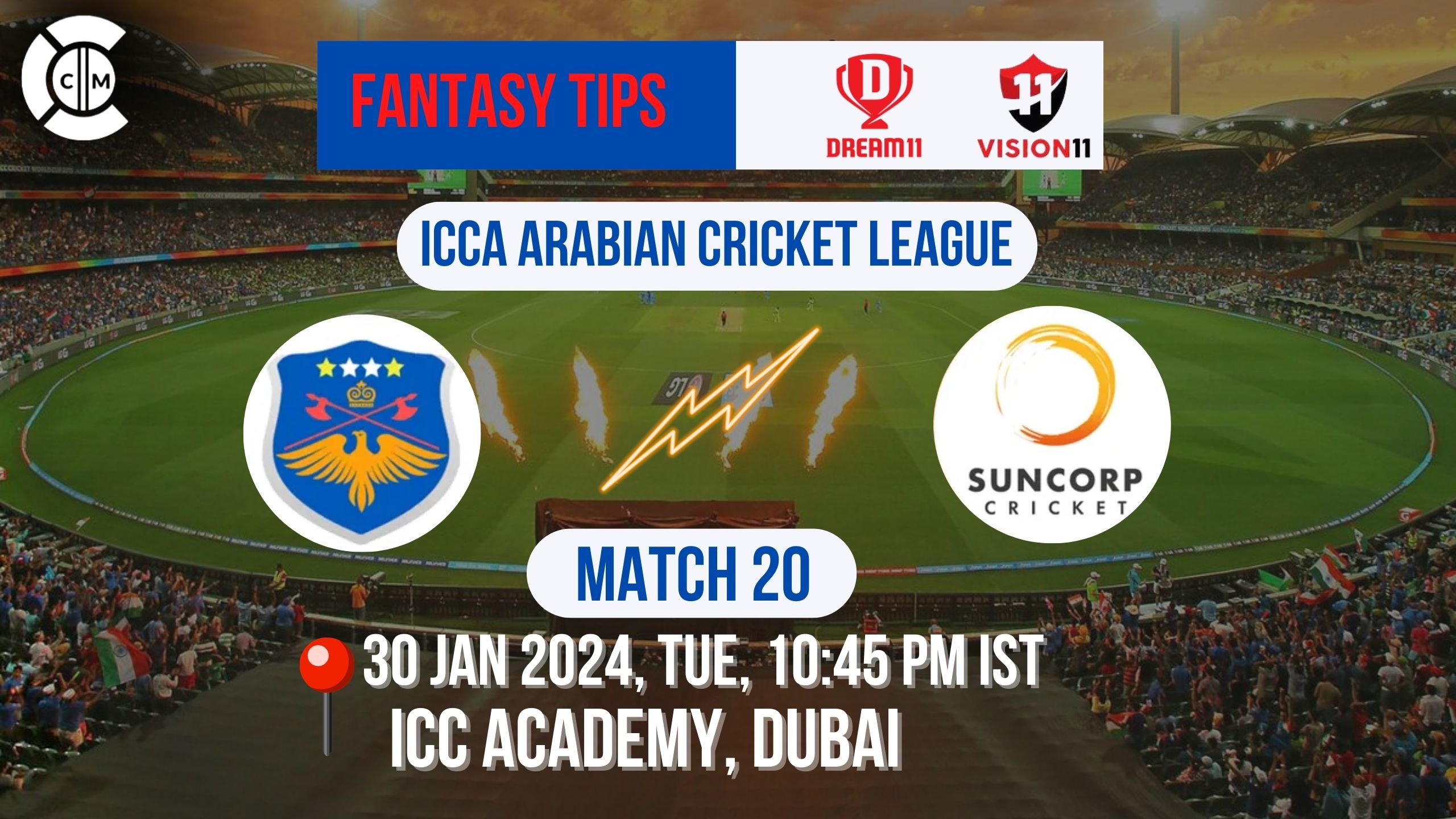 SCP vs AZ Dream11 Prediction, Fantasy Cricket Tips, Playing XI, Pitch Report & Injury Updates For Match 20 of ICCA Arabian Cricket League 2024