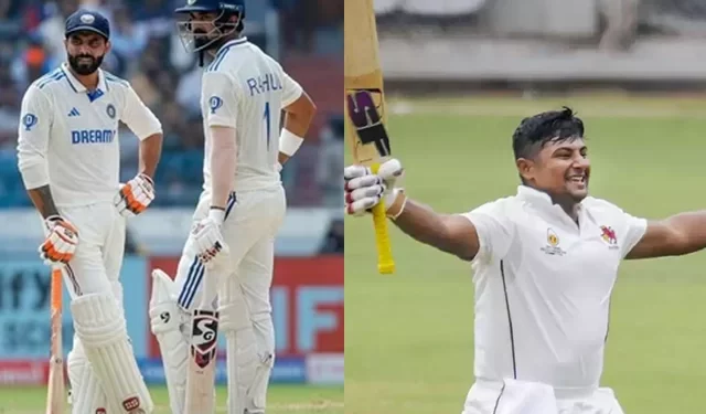 IND against ENG: KL Rahul, Ravindra Jadeja Rahul is out of the second Test, and Sarfaraz Khan receives his first call-up for India.