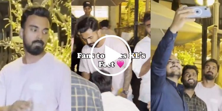 KL Rahul requests his followers refrain from touching his feet when taking selfies