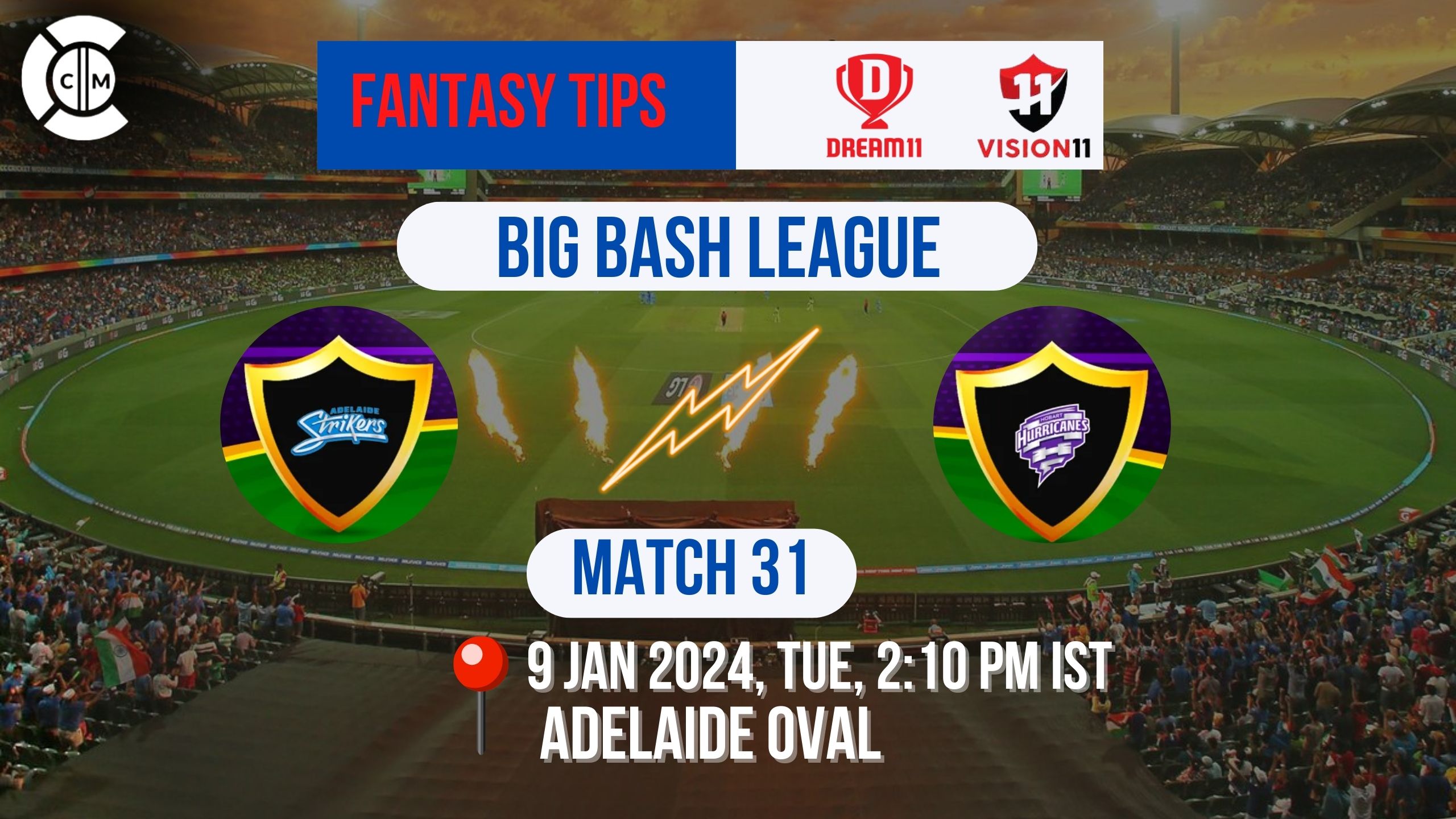 STR vs HUR Dream11 Prediction, BBL Fantasy Cricket Tips, Playing XI, Pitch Report & Injury Updates For Match 31 of BBL 2023-2024