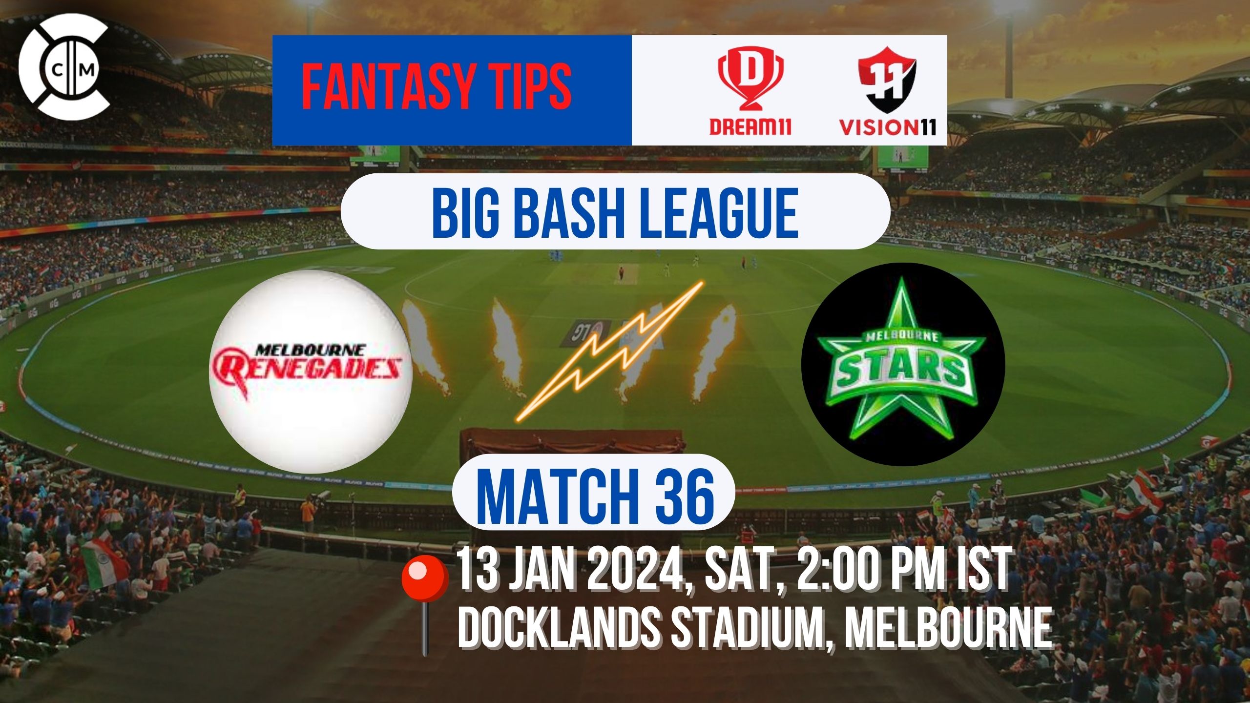 REN vs STA Dream11 Prediction, BBL Fantasy Cricket Tips, Playing XI, Pitch Report & Injury Updates For Match 36 of BBL 2023-2024