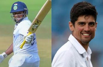 After Sarfaraz Khan's debut against Rajkot, England great Alastair Cook said, "I liked Sarfaraz's batting, I was intrigued to see him." 10 After Sarfaraz Khan's debut against Rajkot, England great Alastair Cook said, "I liked Sarfaraz's batting, I was intrigued to see him."