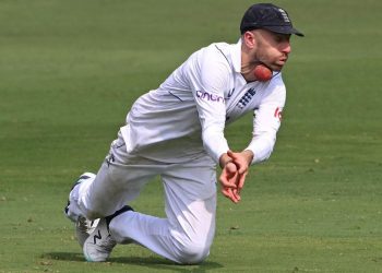 Jack Leach's knee injury will prevent him from playing in the second Test between India and England.