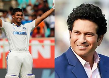 "He instructed me to keep up the good work," double centurion Yashasvi Jaiswal said of his chat with Sachin Tendulkar. 5 "He instructed me to keep up the good work," double centurion Yashasvi Jaiswal said of his chat with Sachin Tendulkar.