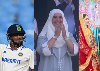 Discover the romance between Sarfaraz Khan and Romana Zahoor, his wife. 8 Discover the romance between Sarfaraz Khan and Romana Zahoor, his wife.