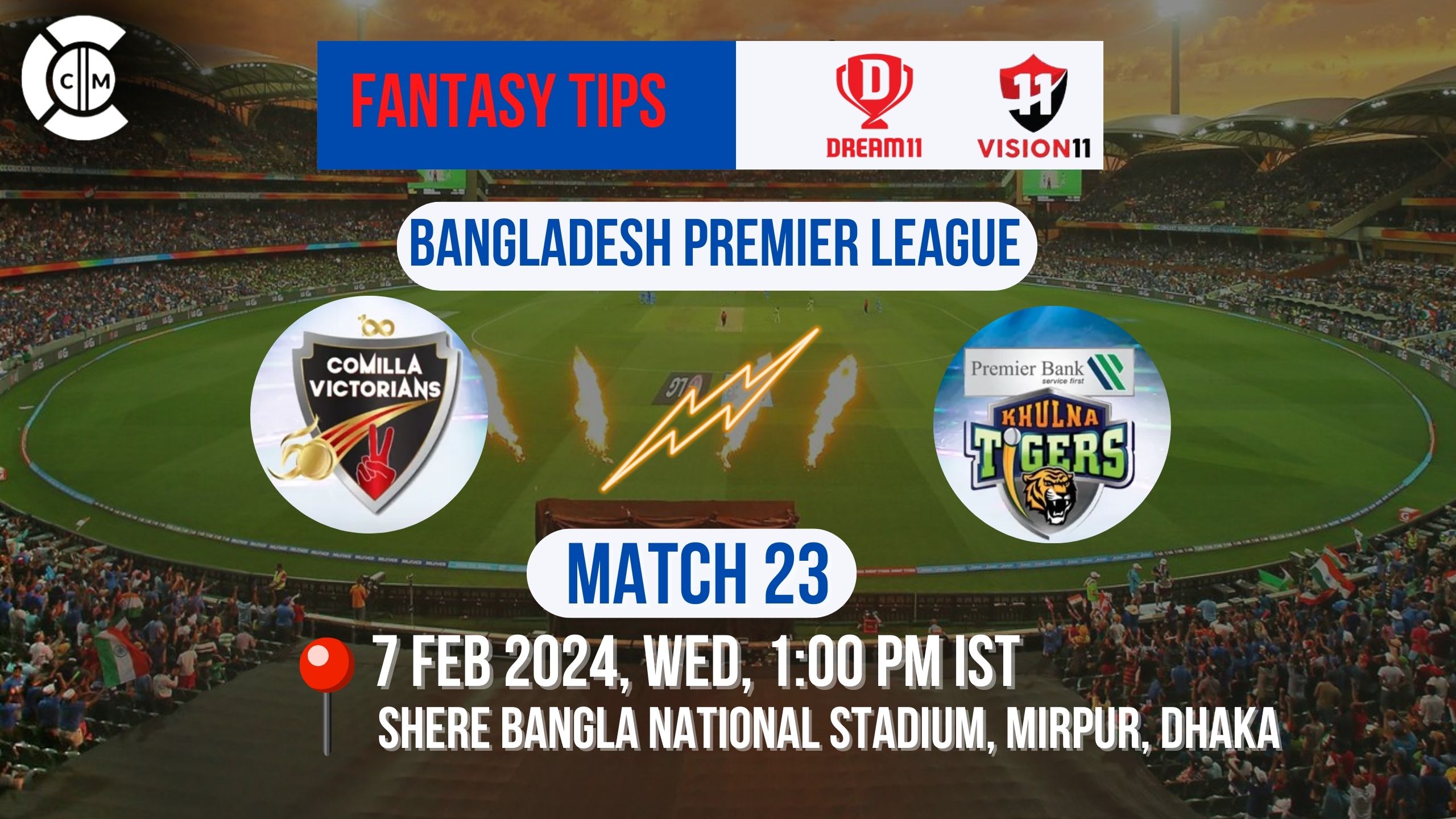 COV vs KHT Dream11 Prediction, BPL Fantasy Cricket Tips, Playing 11, Injury Updates & Pitch Report For Match 23