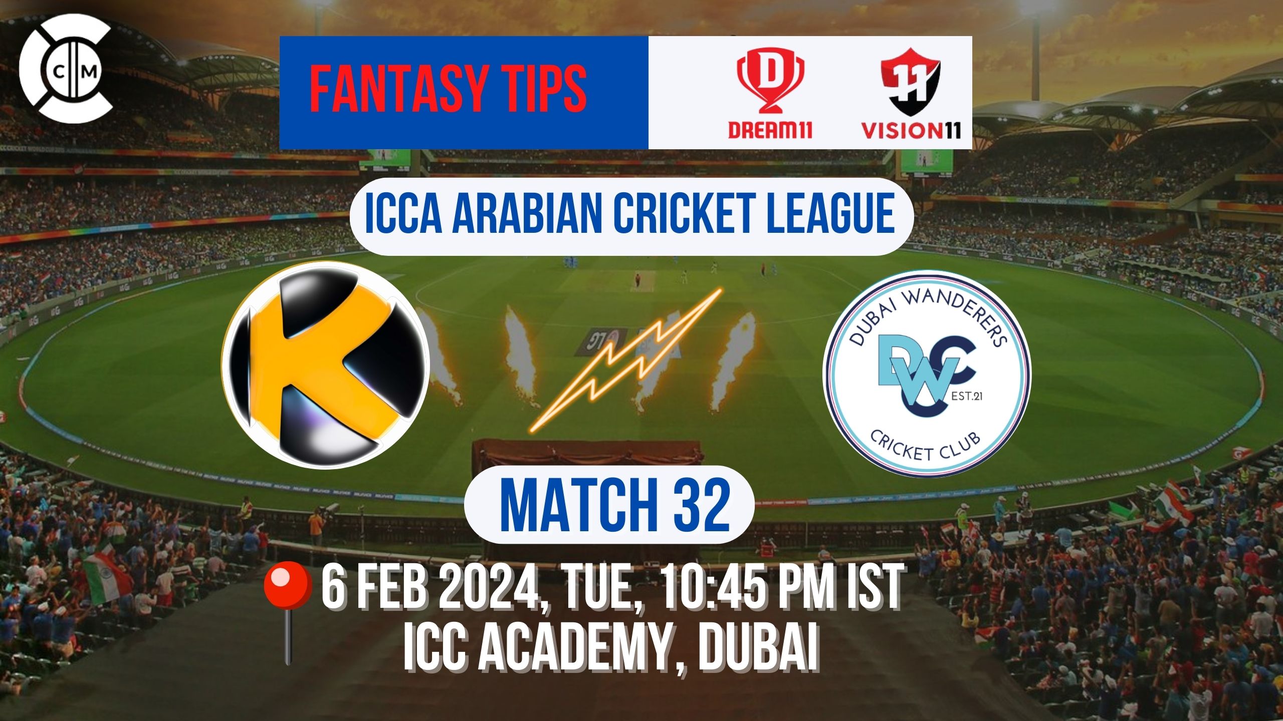 KWN vs DUW Dream11 Prediction, Fantasy Cricket Tips, Playing XI, Pitch Report & Injury Updates For Match 32 of ICCA Arabian Cricket League 2024