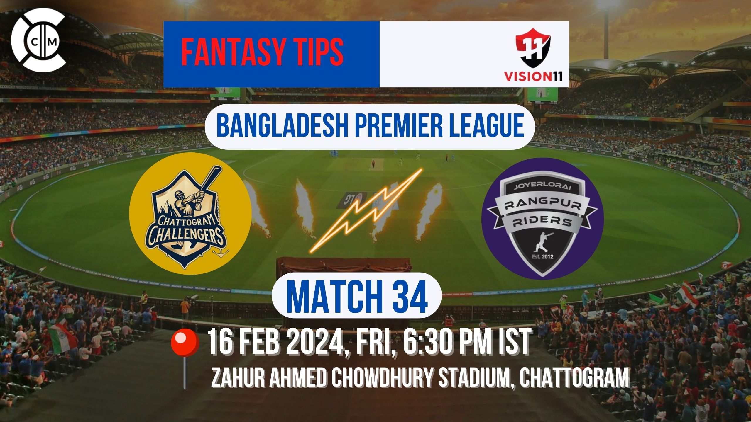 CCH vs RAN Dream11 Prediction, BPL Fantasy Cricket Tips, Playing 11, Pitch Report and Injury Update for Match 34