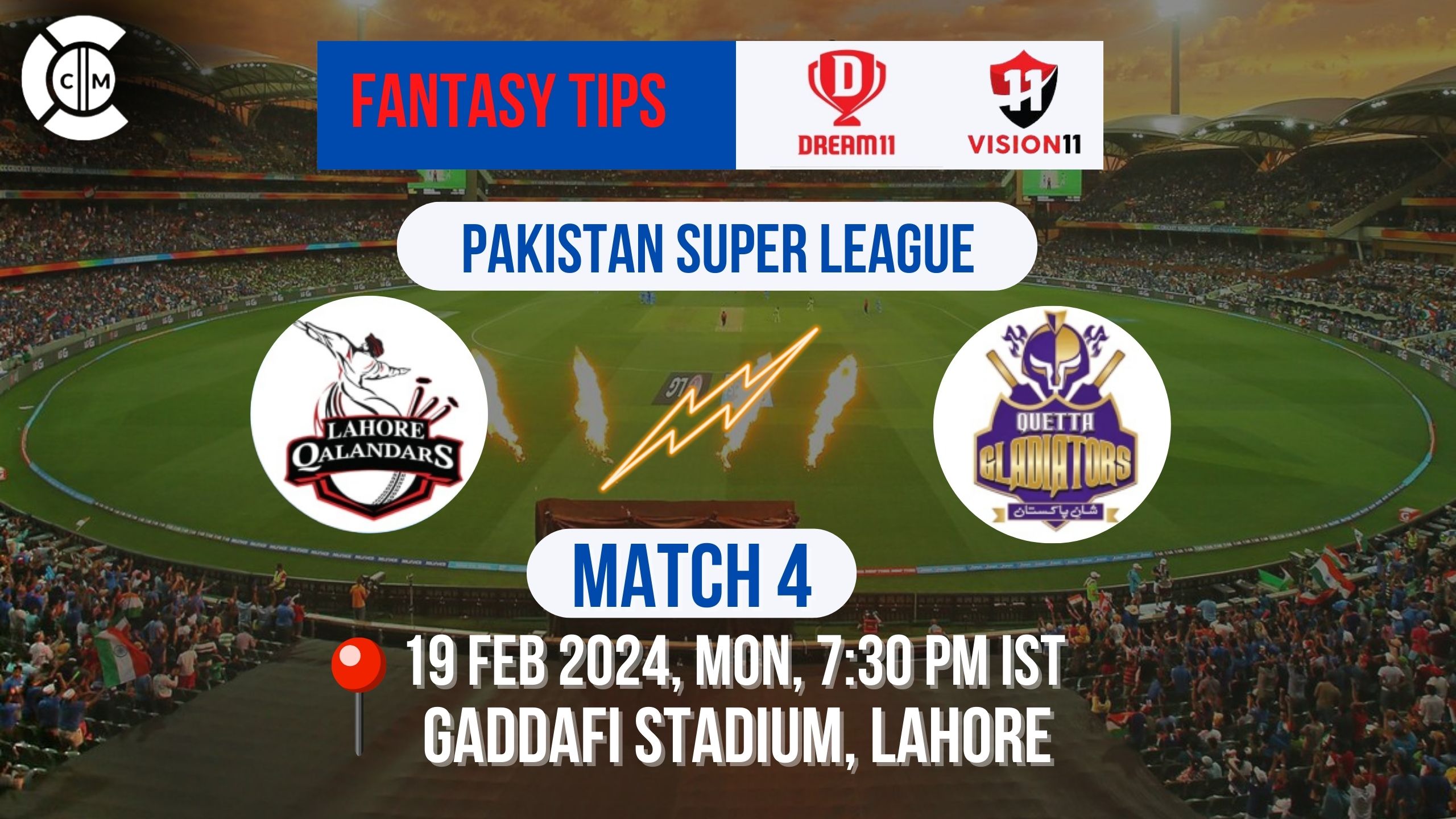 LAH vs QUE Dream11 Prediction, PSL Fantasy Cricket Tips, Playing XI, Pitch Report & Injury Updates For Match 4 of PSL 2024