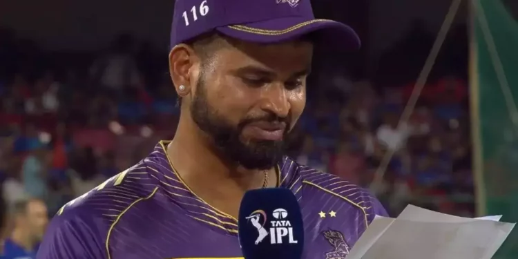 IPL 2024: Before KKR's match versus RCB, Shreyas Iyer forgets the team that will play