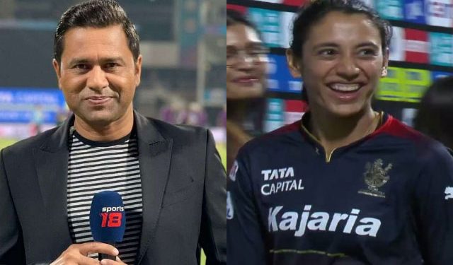 Would you go ahead and give the men's squad some advice on how to win now? - Smriti Mandhana is positioned by Aakash Chopra