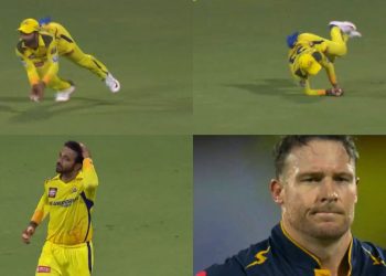 IPL 2024: In the match between CSK and GT, Ajinkya Rahane makes an amazing catch to end David Miller's innings.