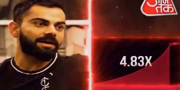 An internet viral deepfake video featuring Virat Kohli promoting a betting app