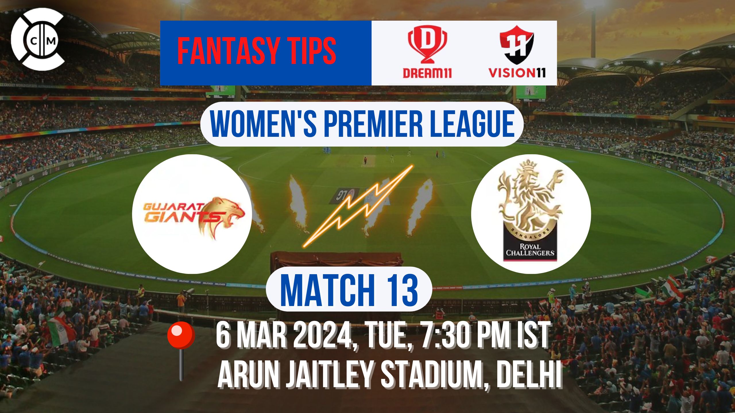 GUJ-W vs RCB-W Dream11 Prediction, WPL Fantasy Cricket Tips, Playing XI, Pitch Report & Injury Updates For Match 13 of WPL 2024