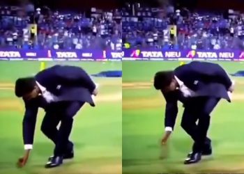 Watch: A video of a match official purportedly manipulating the toss during MI vs RCB gets viral