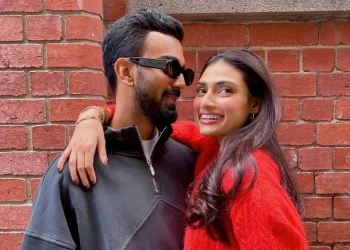 Rumours about Athiya Shetty and KL Rahul's first child being pregnant were sparked by Suniel Shetty's statement. 1 Rumours about Athiya Shetty and KL Rahul's first kid being pregnant are sparked by Suniel Shetty's statement.